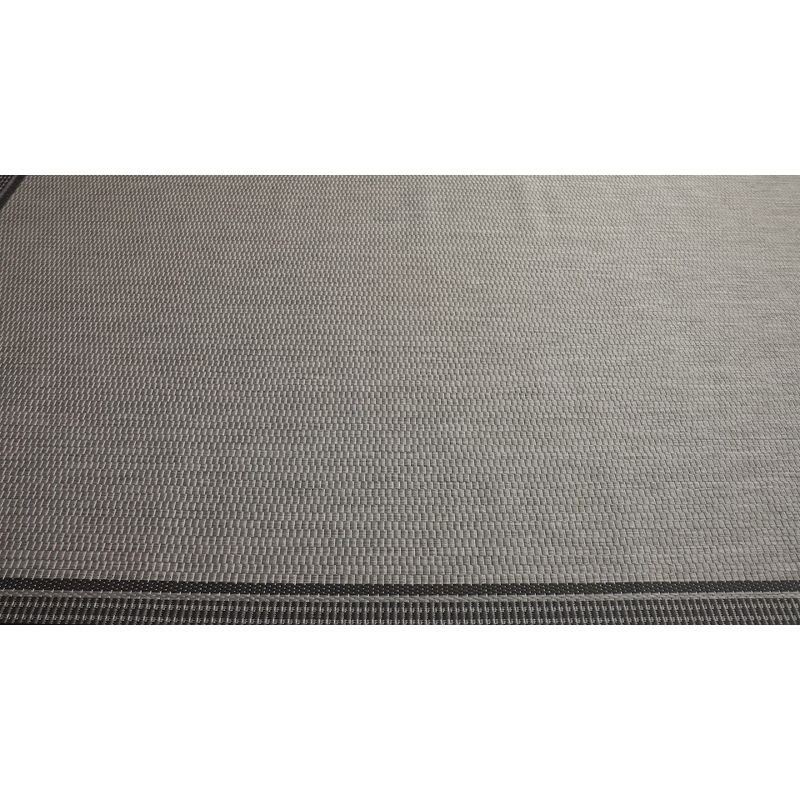 Nuloom Gris Bordered 3x5 Indoor/Outdoor Accent Rug for Living Room Patio Deck Front Porch Entryway Kitchen, Grey/Black