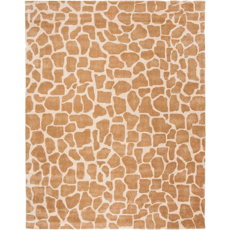 Soho SOH436 Hand Tufted Area Rug - Beige/Brown - 7'6"x9'6" - Safavieh.