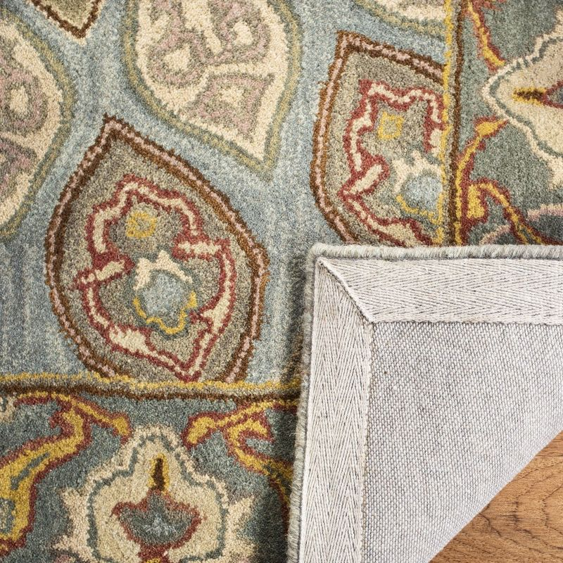 Heritage HG914 Hand Tufted Area Rug - Blue/Grey - 8'3"x11' - Safavieh.