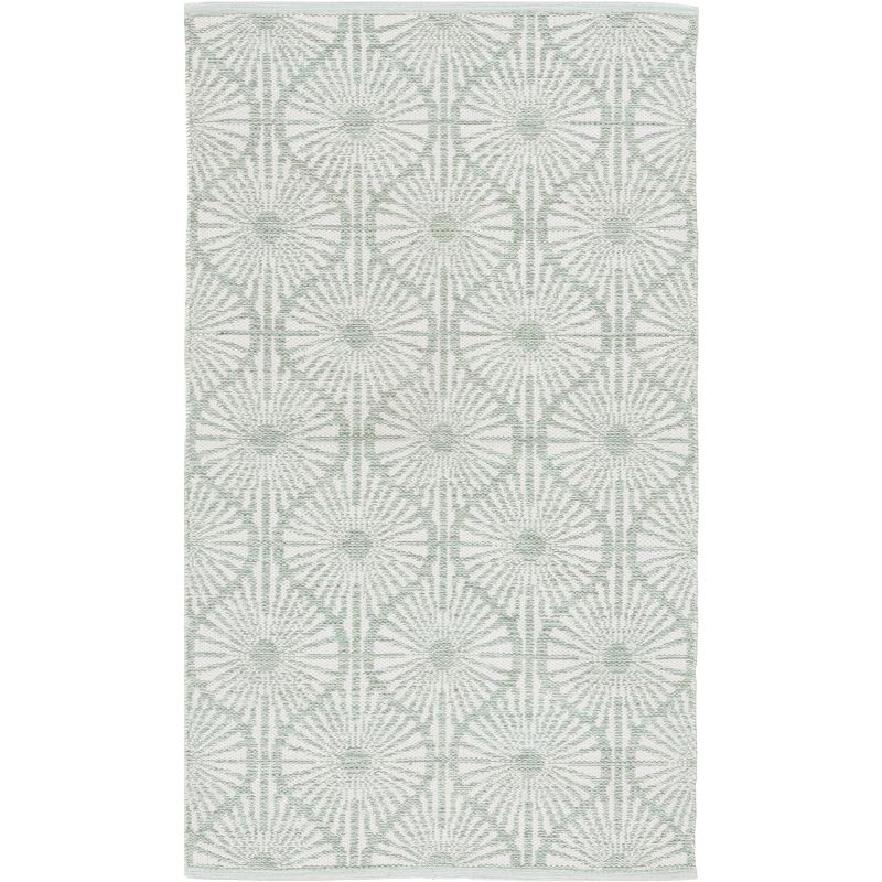 Montauk MTK606 Hand Woven Indoor Accent Rug - Light Green/Ivory - 3'x5' - Safavieh