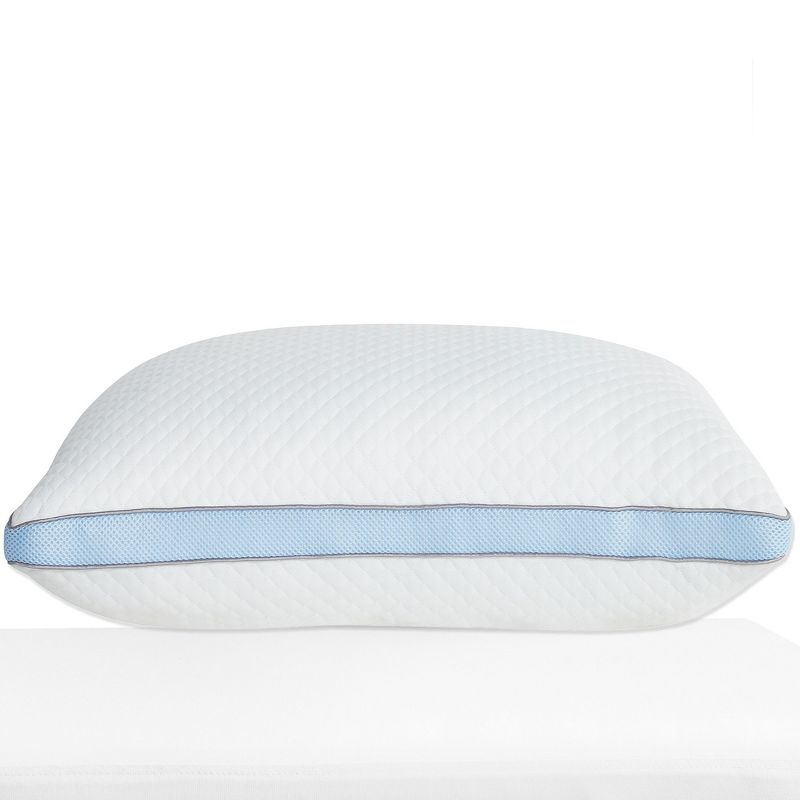 Luxury Queen Size Pillow - Adjustable Loft Memory Foam - Soft Down Alternative - Cooling Hotel Pillows for Back, Stomach or Side Sleepers