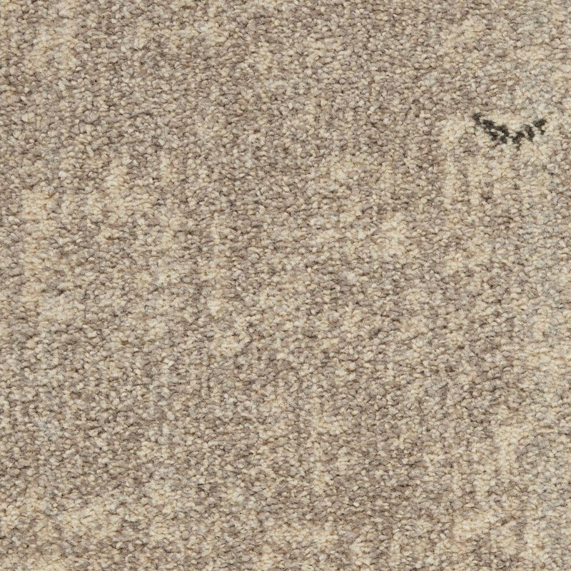 Nourison Celestial CES02 6'7" x 9'7" Ivory/Grey Area Rug