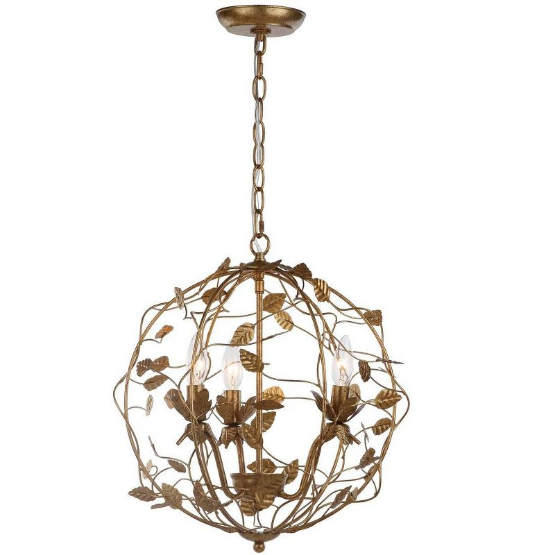 Austen 3 Light 17" Chandelier - CHA4007 - Gold - Safavieh