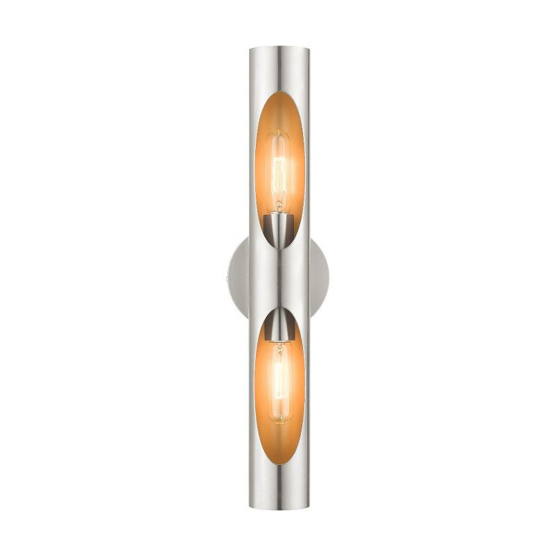 Livex Lighting Novato 2 - Light Wall Light in  Brushed Nickel
