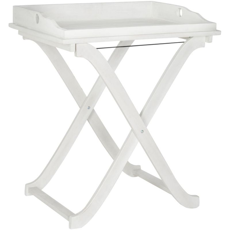 Covina Tray Table - Indoor/Outdoor - PAT6716 - Antique White - Safavieh