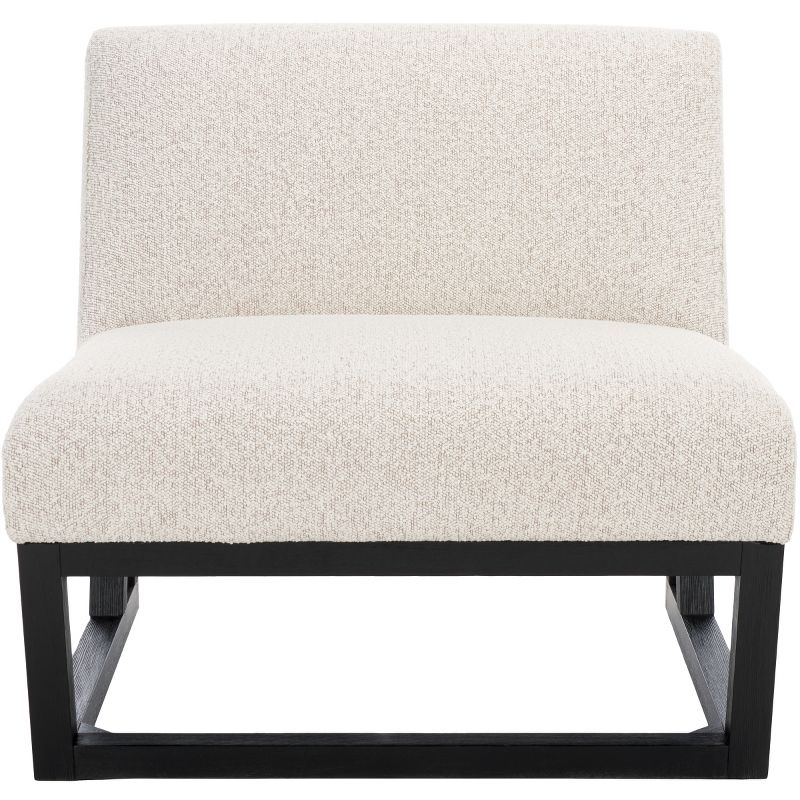 Kinsey Accent Chair - ACH5205 - Creme/Black - Safavieh