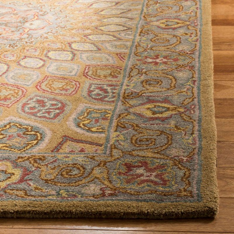 Heritage HG914 Hand Tufted Area Rug - Light Brown/Grey - 8'3"x11' - Safavieh.