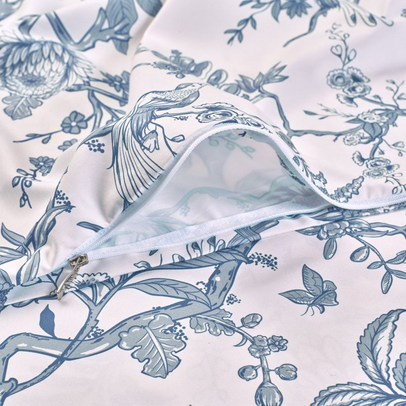 Chanasya Chanasya Antique Toile Double Brushed Microfiber Duvet Cover Set
