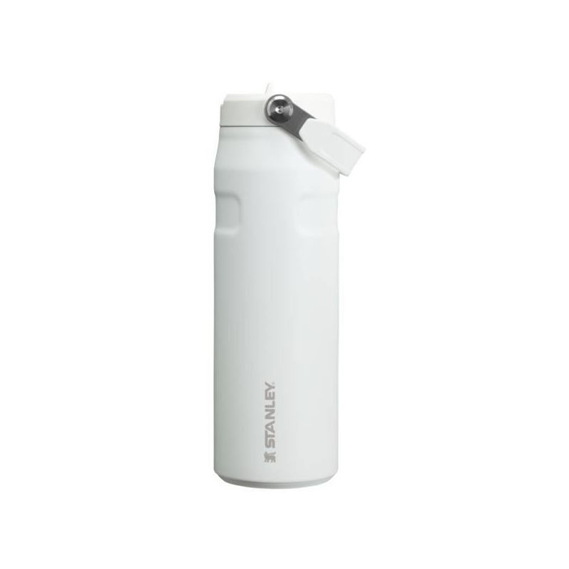 Stanley 24oz IceFlow Aerolight Stainless Steel Water Bottle with Flip Straw 2.0 - Frost: Portable Drinkware, Plastic Lid