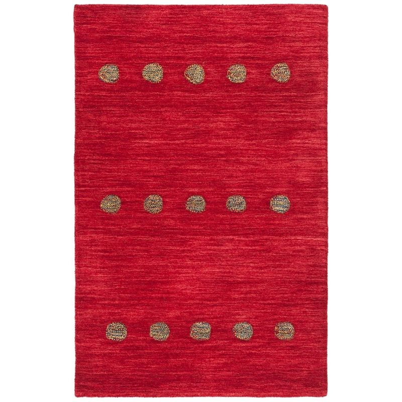 Himalaya HIM590 Handmade Accent Rug - 3'x5' - Red - Safavieh