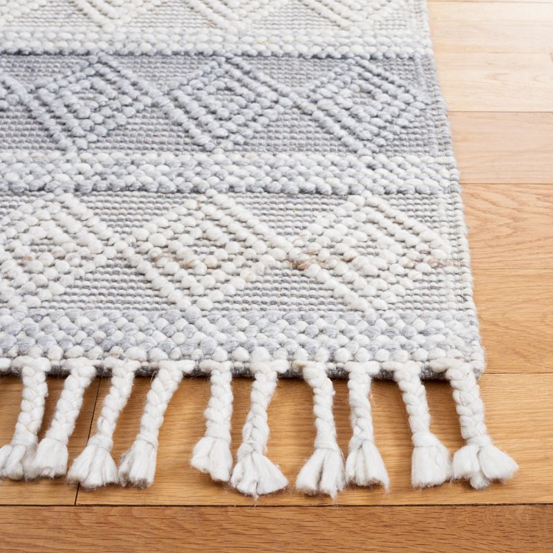 Natura NAT317 Hand Woven Area Rug - Silver - 8'9"x11'9" - Safavieh.