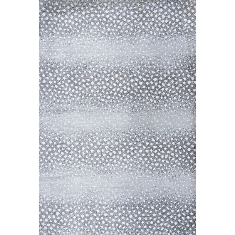 3'x 5' Antelope Modern Animal Area Rug, Light Gray/Cream - JONATHAN Y