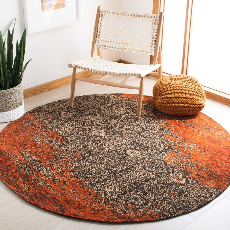 Classic Vintage CLV224 Loomed Indoor Area Rug - Rust/Brown - 9'x12' - Safavieh