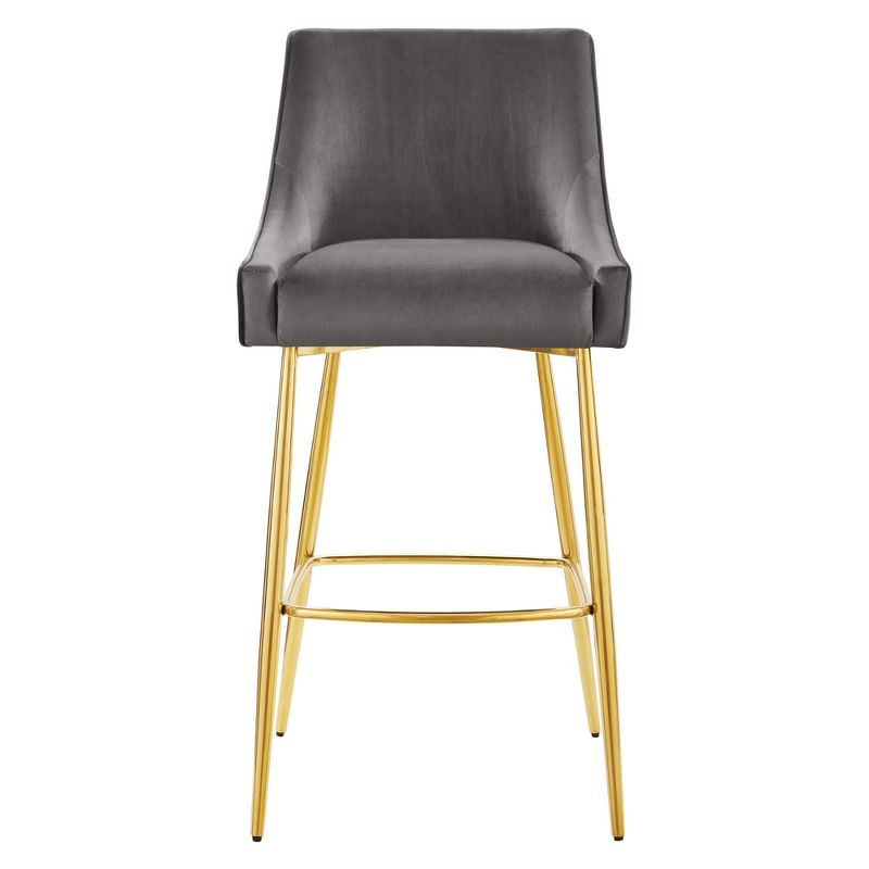 Modway Discern Performance Velvet Bar Stool