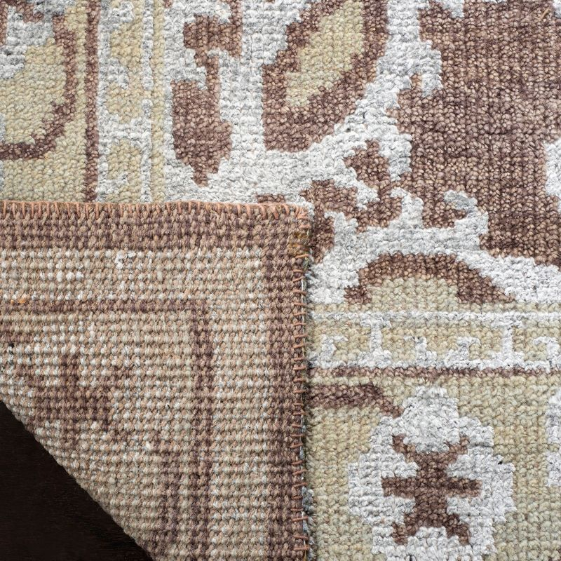 Stone Wash STW216 Hand Knotted Runner Rug - Charcoal - 2'6"x8' - Safavieh.