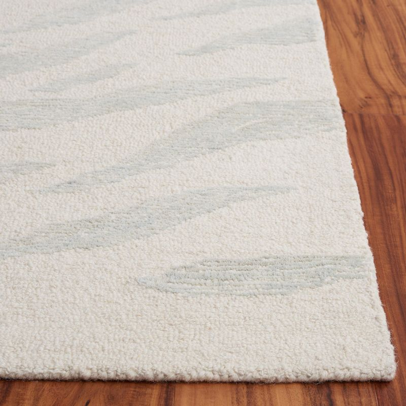 Ebony EBN603 Hand Tufted Indoor Accent Rug - Green/Ivory - 3'x5' - Safavieh