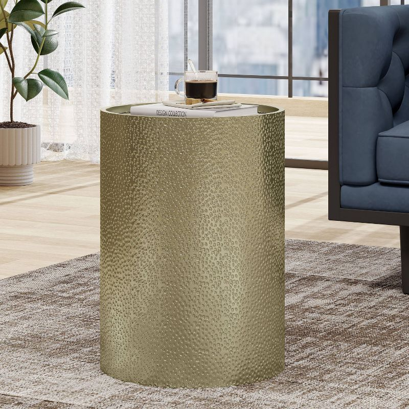Braeburn Modern Round Accent Table Gold - Christopher Knight Home