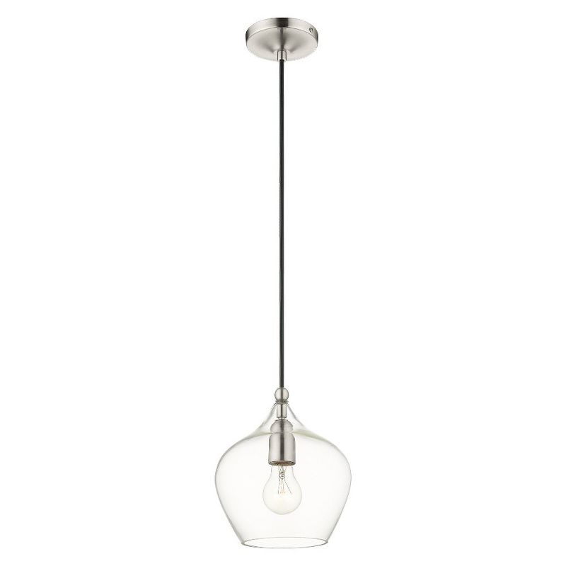 Livex Lighting Pendants 1 - Light Pendant in  Brushed Nickel