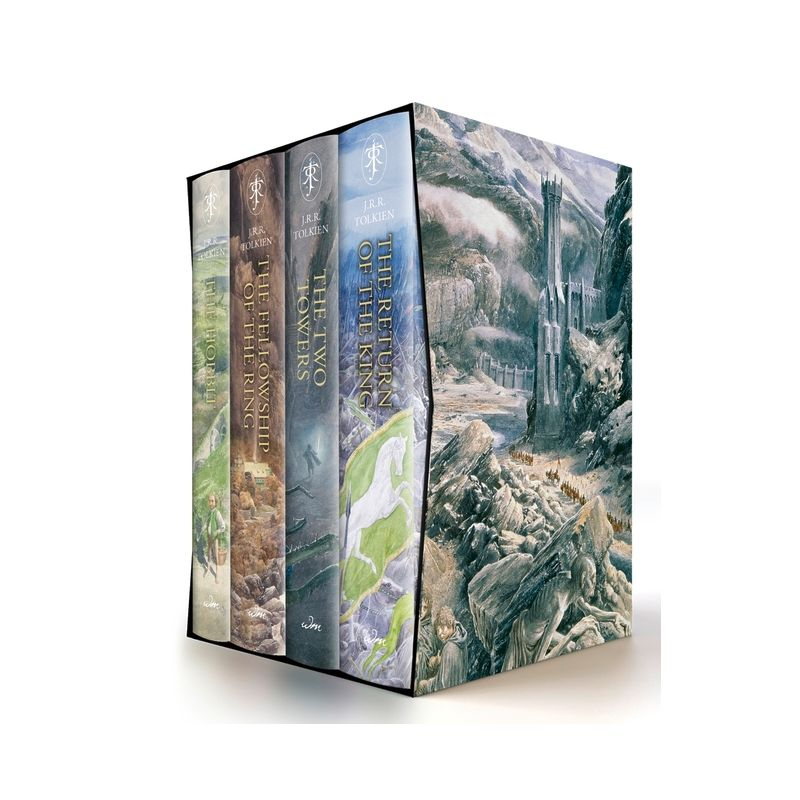The Hobbit & the Lord of the Rings Illustrated by Alan Lee Box Set - by  J R R Tolkien (Hardcover)