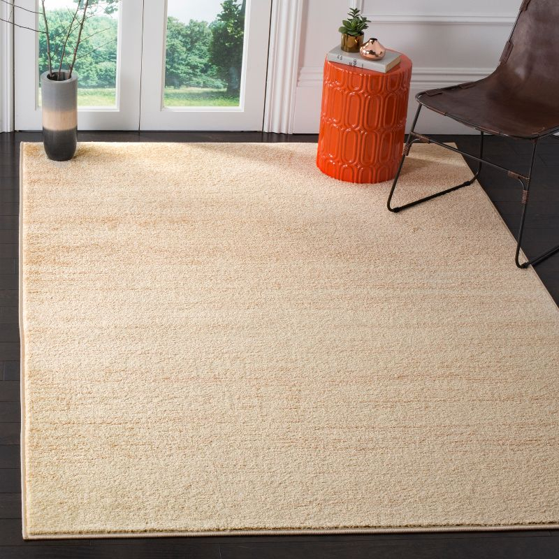 Adirondack ADR113 Non-Shedding Power Loomed Indoor Area Rug - Champagne/Cream - 6'x6' - Safavieh