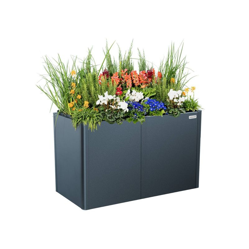 Vego Garden Modern 32" Tall Metal Outdoor Long Planter Box