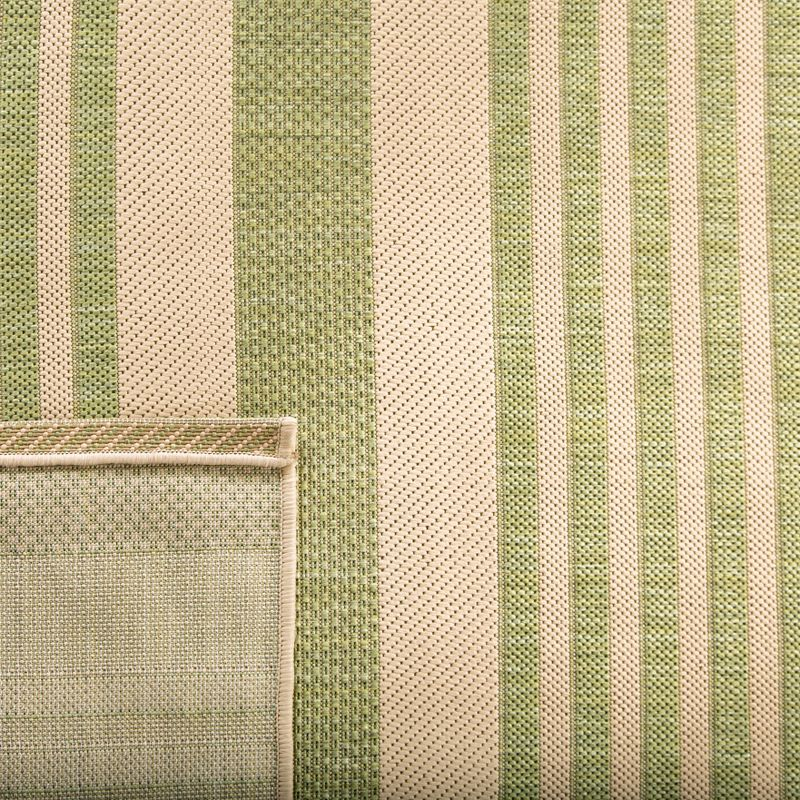 Courtyard CY6062 Power Loomed Indoor/Outdoor Area Rug - Beige/Sweet Pea - 6'7"x9'6" - Safavieh.