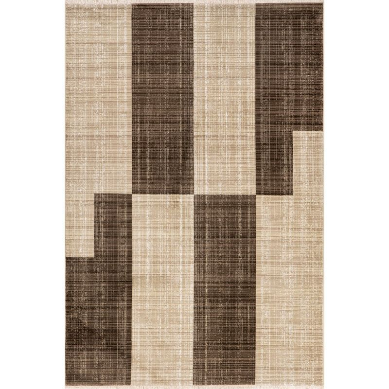 Nuloom Cedarwood Fringed Area Rug, 3' 3" x 5', Brown