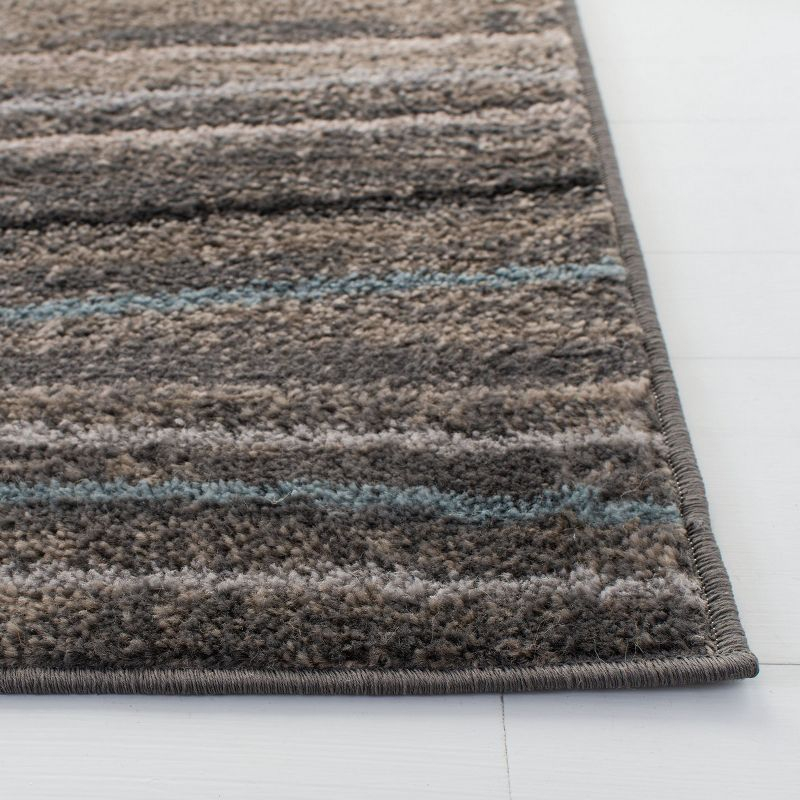 Amsterdam AMS111 Power Loomed Indoor Accent Rug - Silver/Beige - 3'x5' - Safavieh