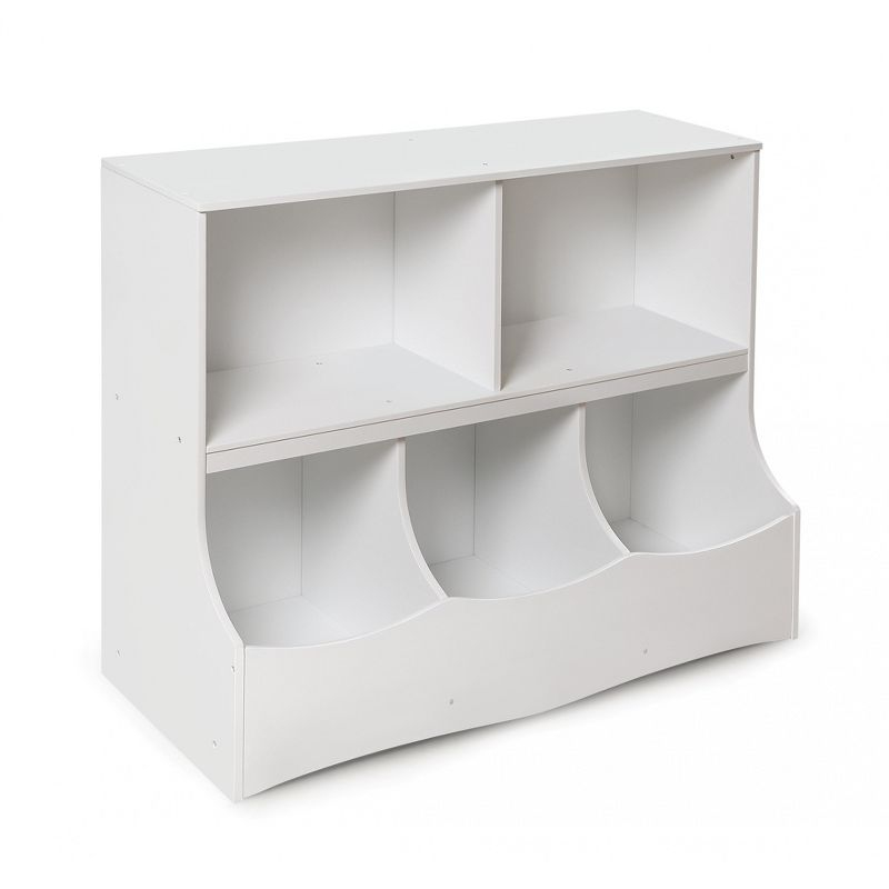 Badger Basket Multi-Bin Storage Cubby - White