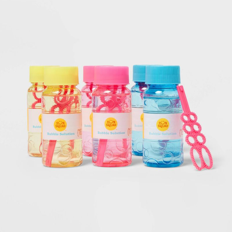 Bubble Solution 4oz 6pk - Sun Squad™