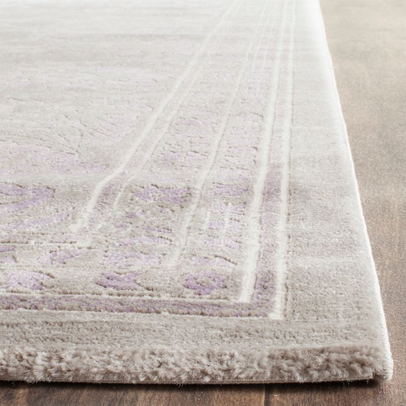 Passion PAS402 Power Loomed Area Rug - Grey/Lavender - 8'x11' - Safavieh.
