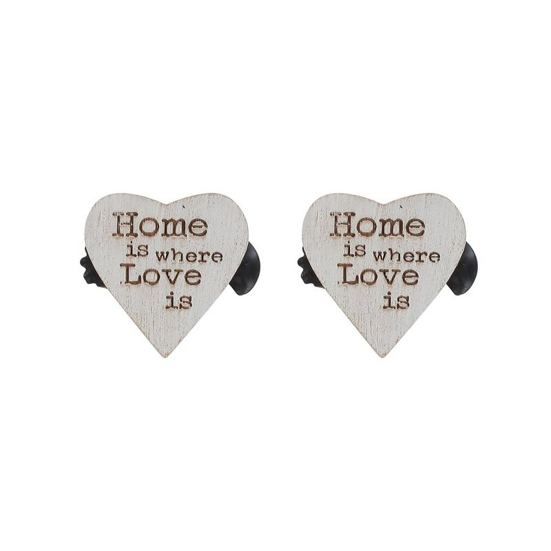Amore Wood Curtain Tieback (Set of 2)