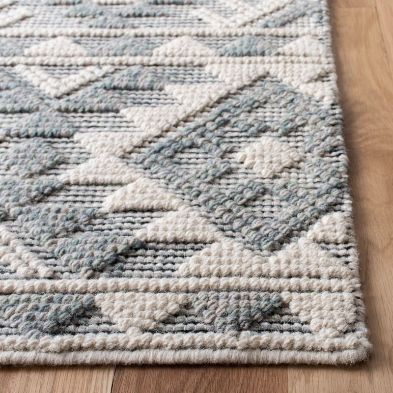 Natura NAT629 Hand Woven Area Rug - Cream/Aqua - 8'9"x11'9" - Safavieh.