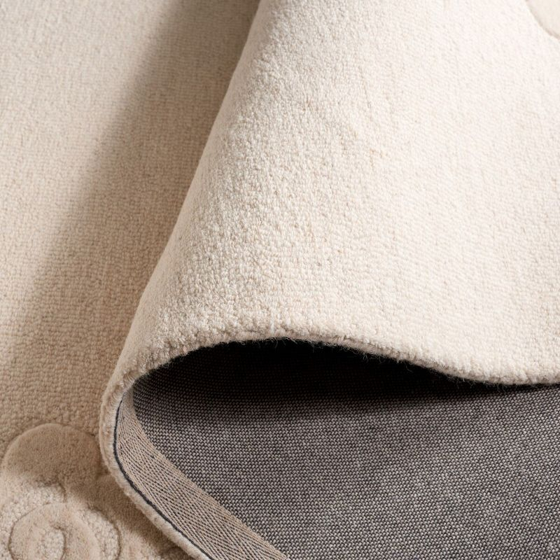 Ebony EBN504 Hand Tufted Accent Rug - Ivory - 3'x5' - Safavieh.