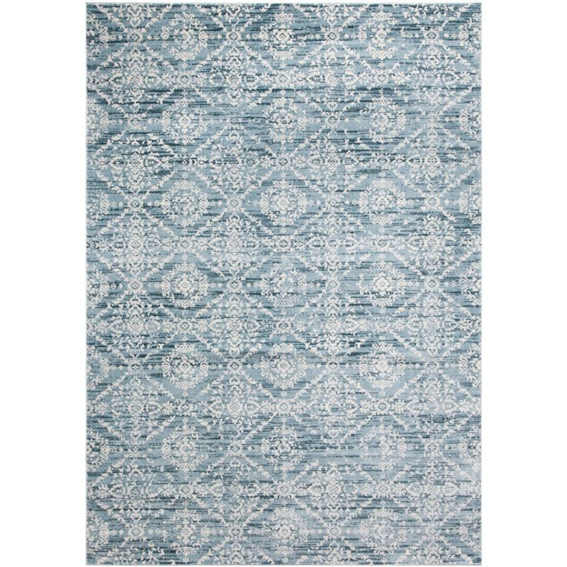Martha Stewart Isabella - MSR0953 - Indoor Power Loomed Area Rugs - Denim Blue/Ivory - 4'x6'