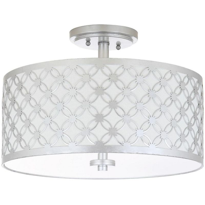 Hutch Flush Mount - FLU4002 - Silver - Safavieh