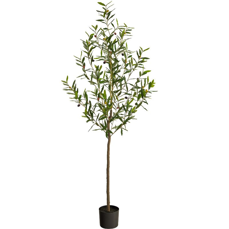 Nearly Natural 6-ft Olive Artificial Tree