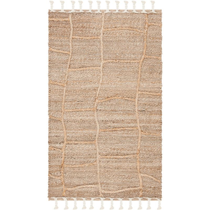 Natural Fiber NF105 Hand Woven Accent Rug - Natural - 2'3"x4' - Safavieh..