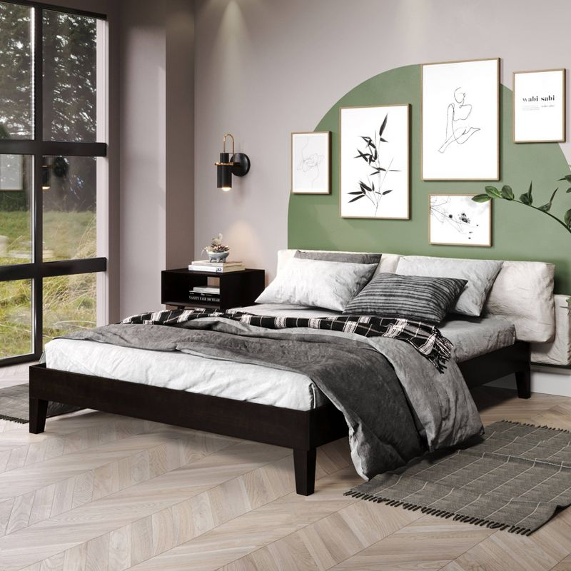 Queen Nix Platform Bed Black - Steve Silver Co.
