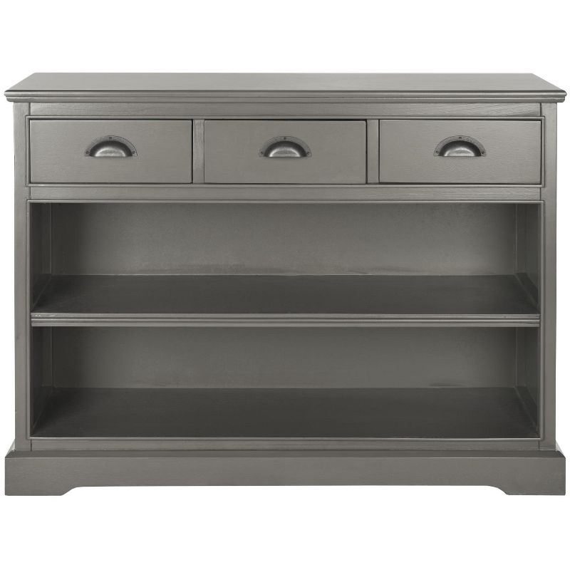Prudence Book Shelf - AMH5727 - Grey - Safavieh Couture