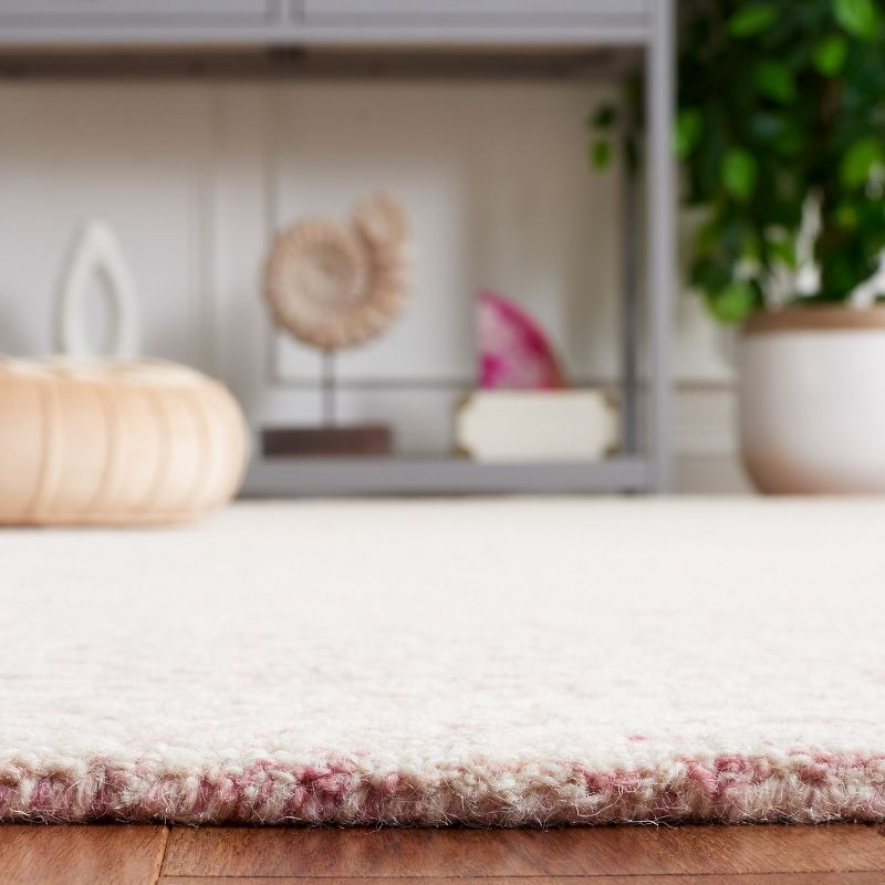 Ebony EBN105 Hand Tufted Indoor Area Rug - Pink/Ivory - 5'x8' - Safavieh