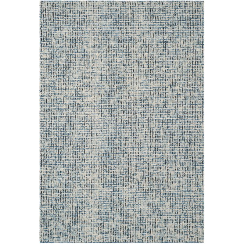 Abstract ABT468 Handmade Indoor Accent Rug - Blue/Charcoal - 2'-3"x4' - Safavieh