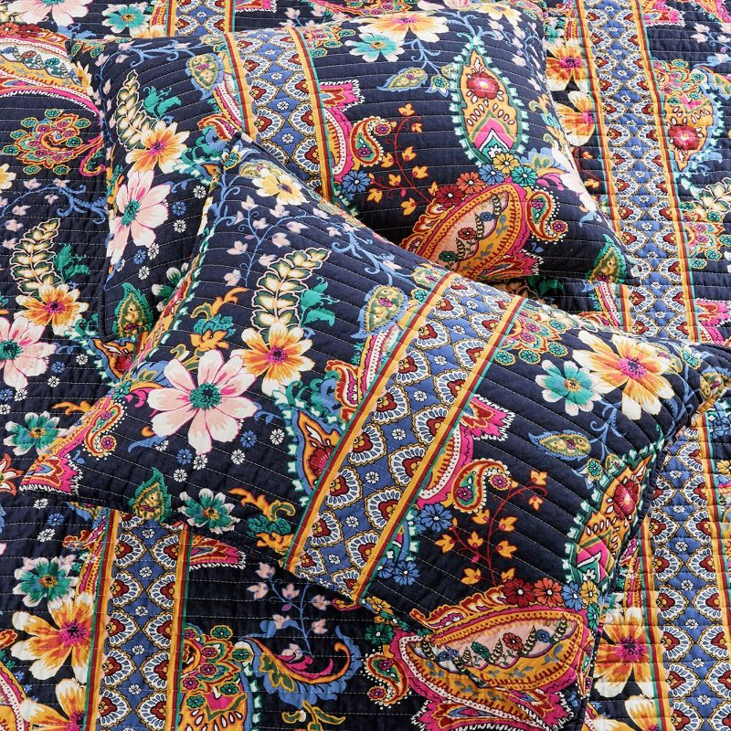 Bertelli Navy King Quilt Set - Levtex Home