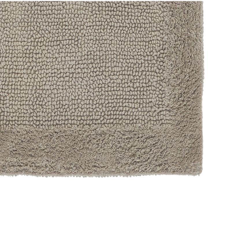 Better Trends Edge 100% Cotton Tufted Reversible Bath Rug 20" x 60" Runner - Beige