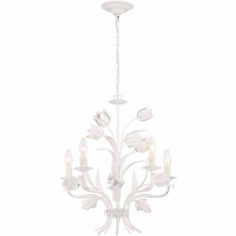 Crystorama Lighting Southport 5 - Light Chandelier in  Wet White