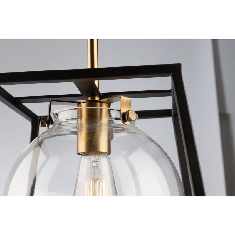 Artcraft Lighting Bridgetown 1 - Light Pendant in  Black/Harvest Brass