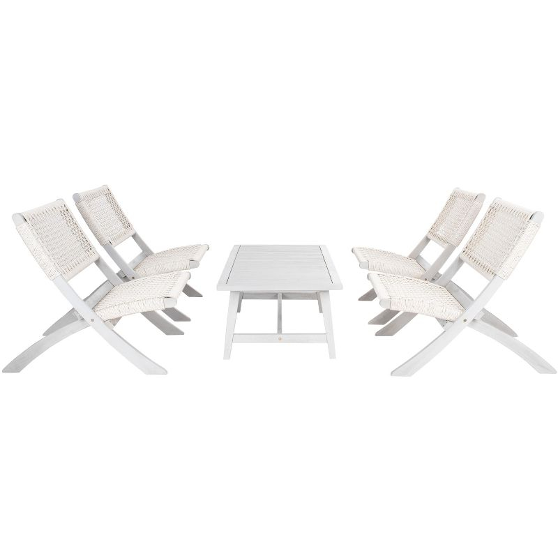 Blaze Living Set - Indoor/Outdoor - PAT7080 - Grey/Grey - Safavieh