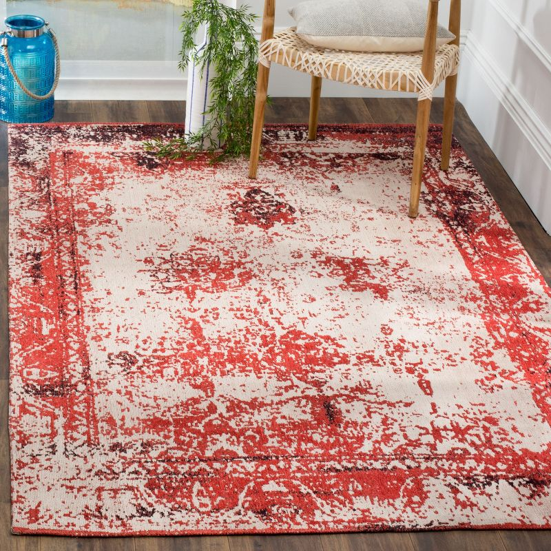 Classic Vintage CLV125 Power Loomed Area Rug - Red - 5'x8' - Safavieh.