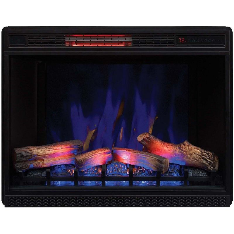Classic Flame 33" 3D Spectrafire Plus Infrared Electric Fireplace Insert - Black, 33II042FGL