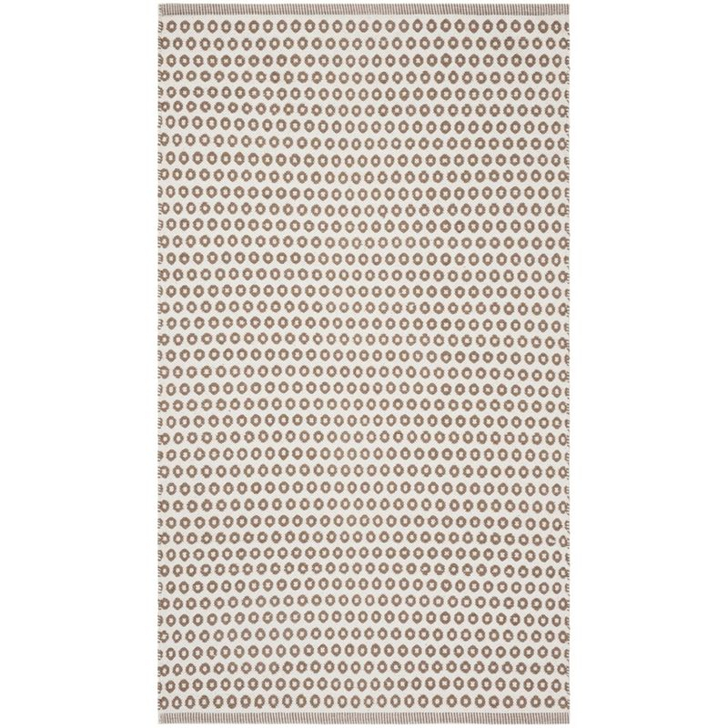 Montauk MTK616 Hand Woven Indoor Accent Rug - Taupe/Ivory - 3'x5' - Safavieh